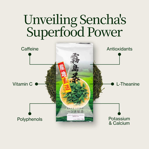 Sencha Okumidori grönt te