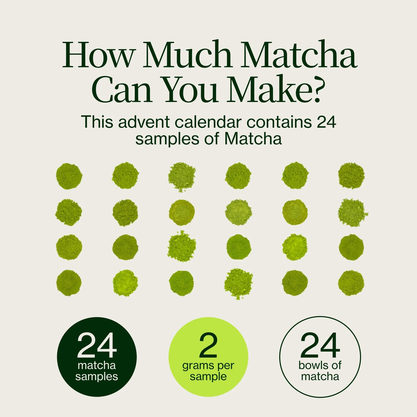 Matcha adventskalender