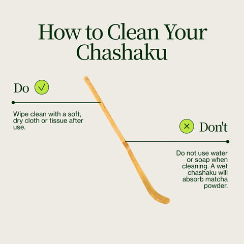 Chashaku bambusked