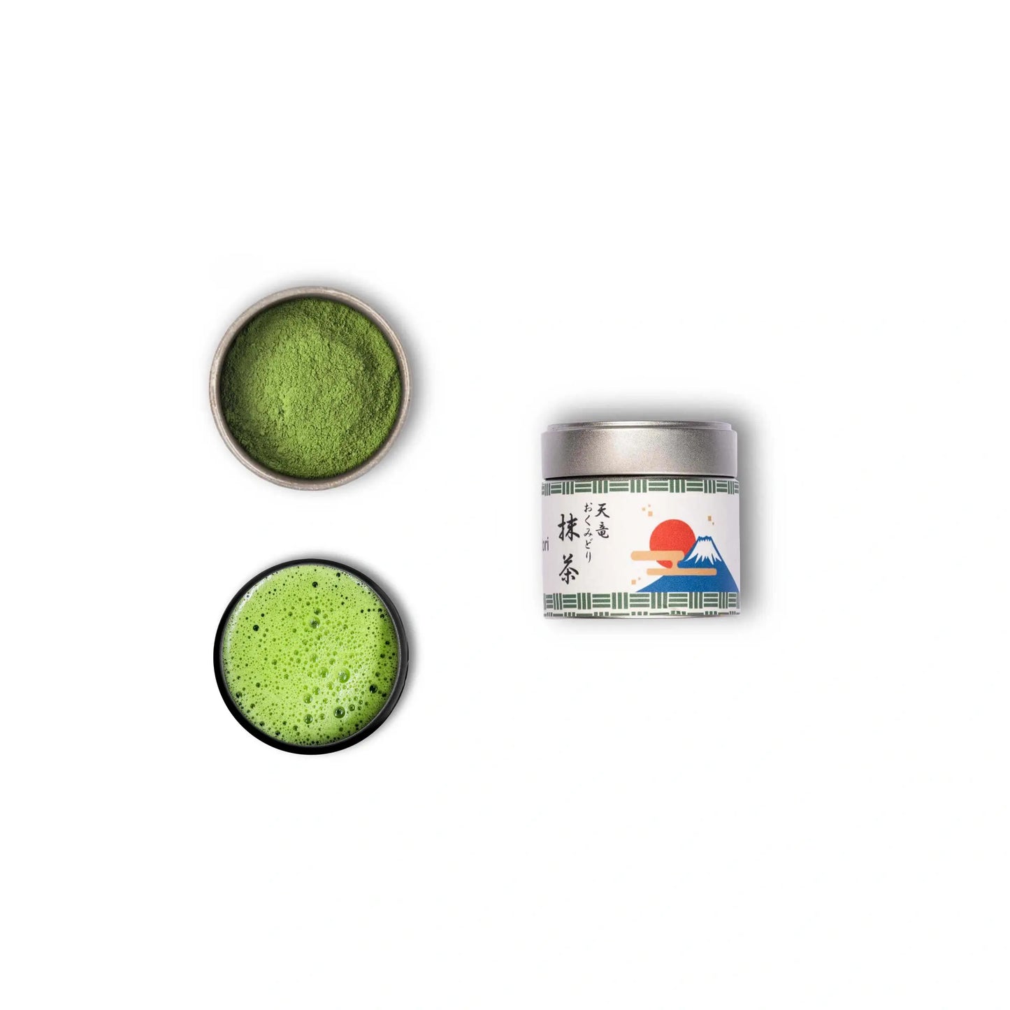 Japanskt Matcha -te Osada Okumidori
