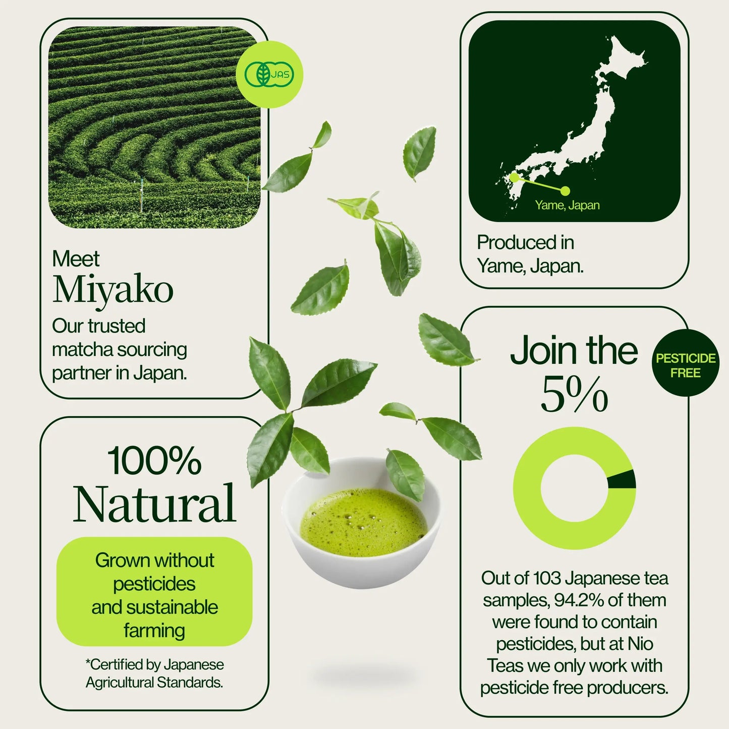 Matcha Yame Okumidori Miyako