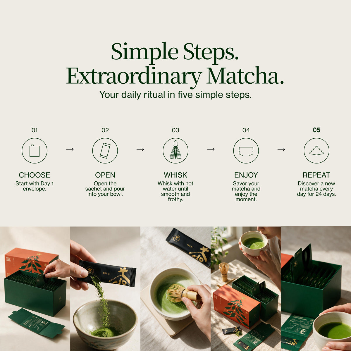 Matcha adventskalender 2026